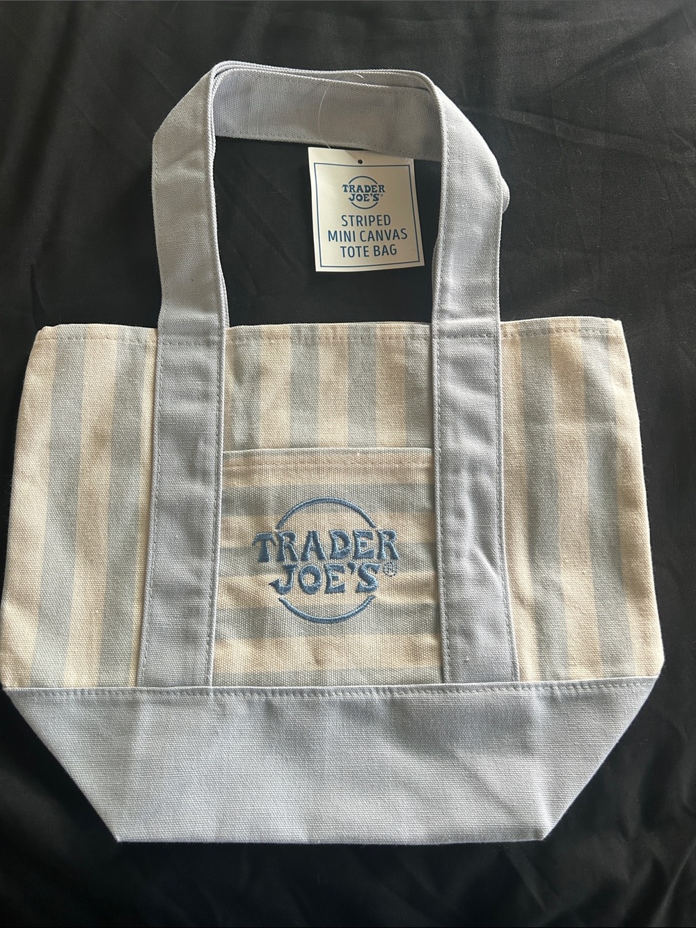 Trader Joe’s Striped Mini Tote Bag
